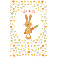 Ostern - Glückwunschkarte im Format 11,5 x 17 cm mit...