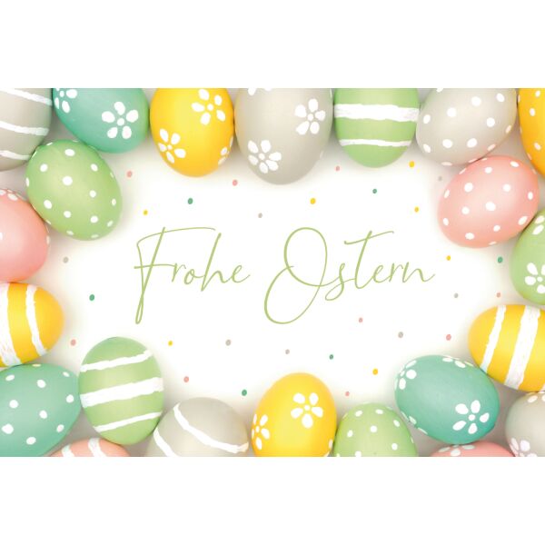 Ostern - Glückwunschkarte im Format 11,5 x 17 cm mit Briefumschlag