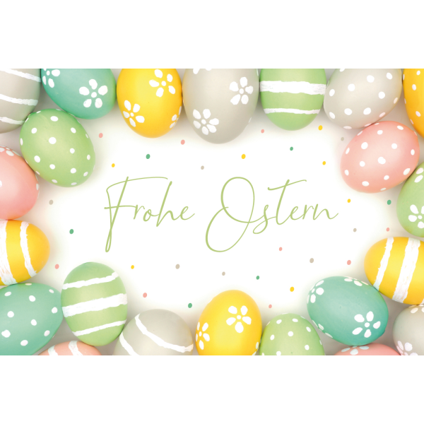 Ostern - Glückwunschkarte im Format 11,5 x 17 cm mit Briefumschlag