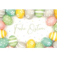 Ostern - Glückwunschkarte im Format 11,5 x 17 cm mit...