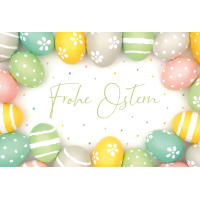 Ostern - Glückwunschkarte im Format 11,5 x 17 cm mit...