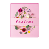 Ostern Blumen liegen auf Boden zu einem Ei...