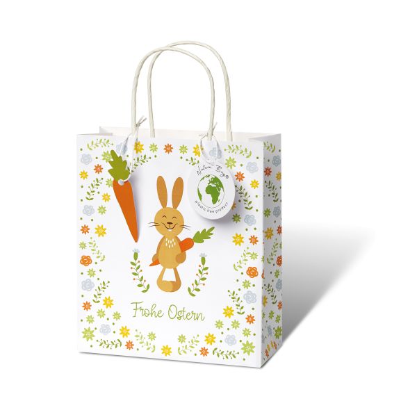 Tasche med. Hasi+Möhre 23x19x