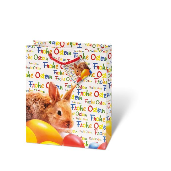 Ostern Geschenktüte Tasche A5-Format  Hase Eier Frohe Ostern