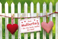 Muttertag - Glückwunschkarte im Format 11,5 x 17 cm...