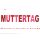 Muttertag Rote Rosa Buchstaben Herzen Glückwunschkarte mit Briefumschlag