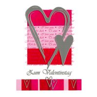 A Valentinstag Glückwunschkarte mit Umschlag  Herz I...