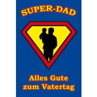 Vatertag Glückwunschkarte mit Umschlag  Super Dad...