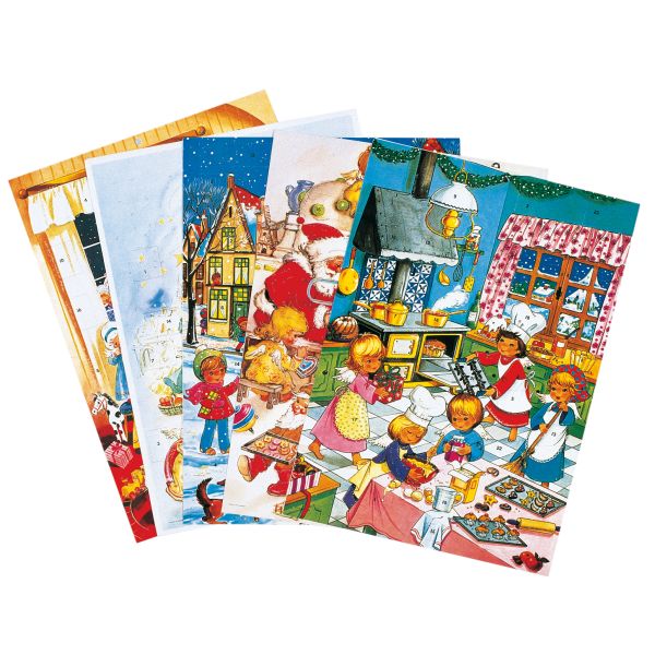 Advent Glckwunschkarten - Geschenkpapier - Lichter I Online-Shop