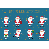 Advent  Grußkarte mit Umschlag Nikolaus Advent