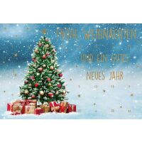 Advent Glückwunschkarte mit Briefumschlag 24...
