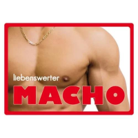 Kipis Selbsthaftende Schilder Macho UVP: € 2,95