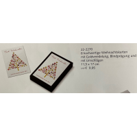 Weihnachten Grußkartenbox 8 Doppelkarten mit...