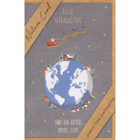 Weihnachten Nature Cards Handmade Glückwunschkarte...