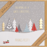 Weihnachten Nature Cards Handmade quadratische...