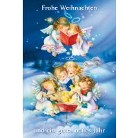 Weihnachten Glückwunschkarte mit Umschlag  Engel...