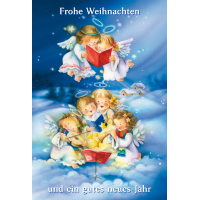 Weihnachten Glückwunschkarte mit Umschlag  Engel...