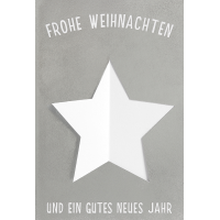 Weihnachten Glückwunschkarte mit Umschlag  Stern...