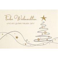 Weihnachten Glückwunschkarte mit Umschlag  Stern...