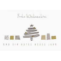 Weihnachten - Glückwunschkarte im Format 11,5 x 17...