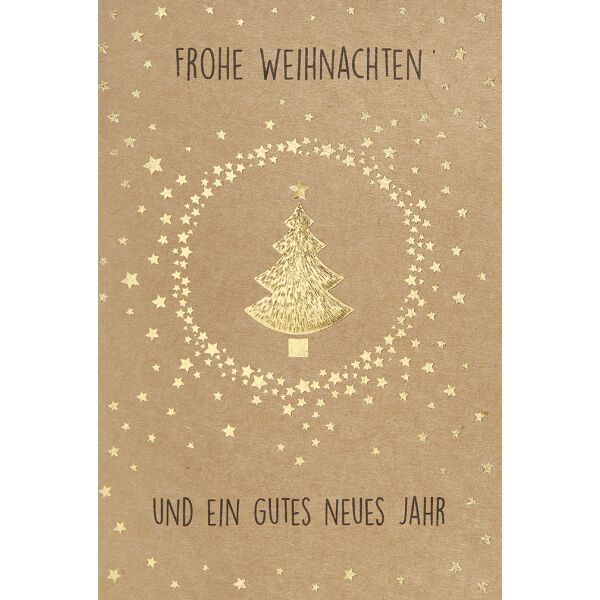 Weihnachten - Glückwunschkarte im Format 11,5 x 17 cm mit Briefumschlag