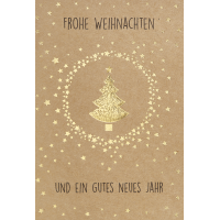 Weihnachten - Glückwunschkarte im Format 11,5 x 17...
