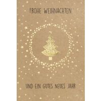 Weihnachten - Glückwunschkarte im Format 11,5 x 17...