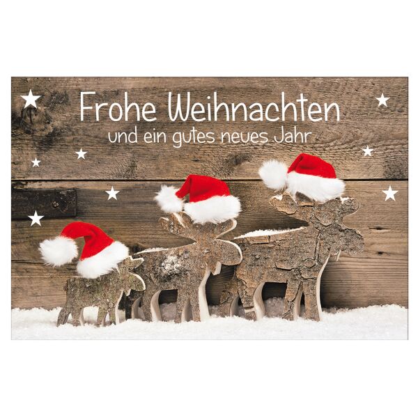 Weihnachten - Glückwunschkarte im Format 11,5 x 17 cm mit Briefumschlag
