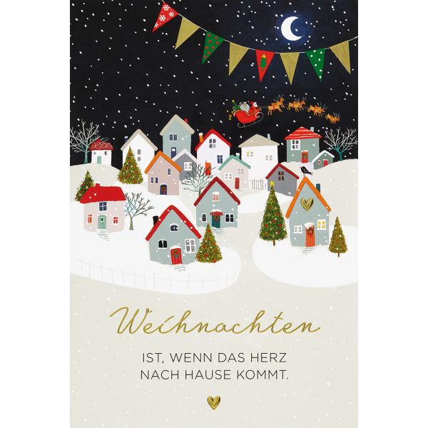 weihnachten-gl-ckwunschkarte-mit-umschlag-winterdorf-weihnachten-zu