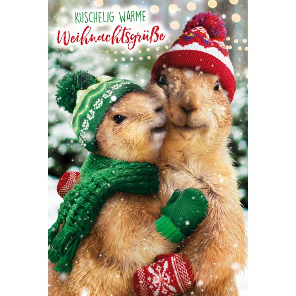 Weihnachten - Premium Line - Glückwunschkarte im Format 11,5 x 17 cm mit Briefumschlag