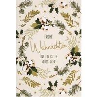Weihnachten - Glückwunschkarte im Format 11,5 x 17...