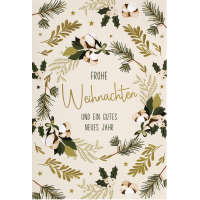 Weihnachten - Glückwunschkarte im Format 11,5 x 17...