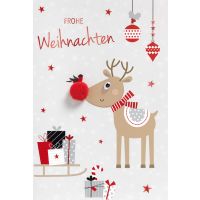 Weihnachten Glückwunschkarte mit Umschlag  Collage...