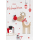 Weihnachten Glückwunschkarte mit Umschlag  Collage Rentier Frohe Weihnachten