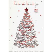 Weihnachten Glückwunschkarte mit Umschlag  Collage...