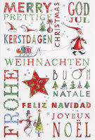 Weihnachten - International - Glückwunschkarte im...