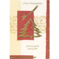 Weihnachten Glückwunschkarte mit Umschlag  Frohe...