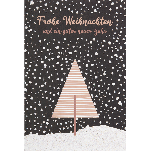 Weihnachten - Glückwunschkarte im Format 11,5 x 17 cm mit Briefumschlag