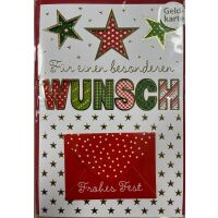 Weihnachten Geldkarte Glückwunschkarte mit...