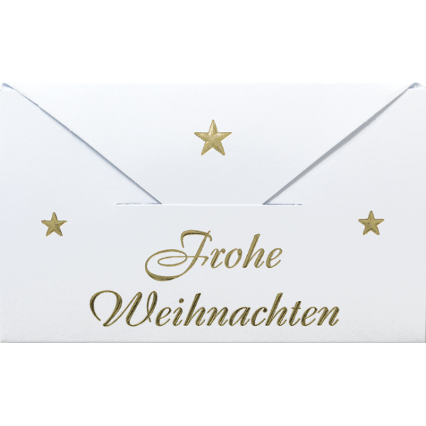 Weihnachten - Geldkarte - Glückwunschkarte im Format 6,7 x 11 cm mit Briefumschlag