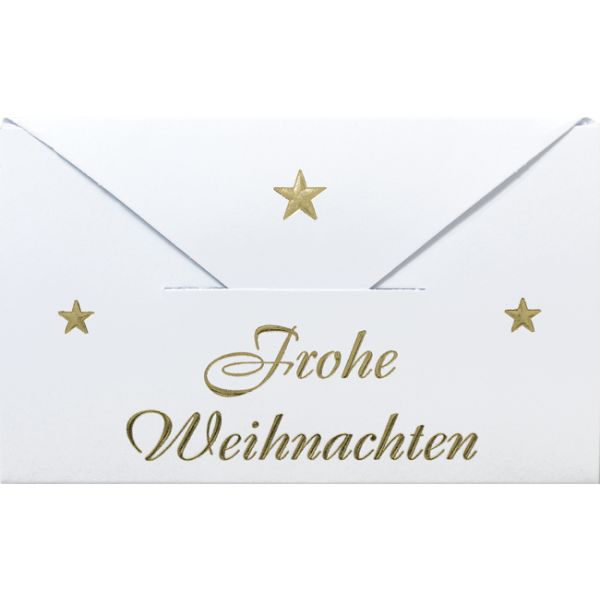 Weihnachten - Geldkarte - Glückwunschkarte im Format 6,7 x 11 cm mit Briefumschlag