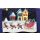 Weihnachten Mini Geldgeschenkkarte mit Umschlag  Winterdorf Rentier Schlitten