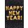 Neujahr Glückwunschkarte mit Umschlag  Happy New Year