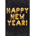 Neujahr Glückwunschkarte mit Umschlag  Happy New Year
