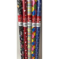 Geschenkpapierrollen Sortiment 30 Stück 5 Dekore 70x200 cm Bundle UVP € 75,00 Bundle Geschenkpapierröllchen