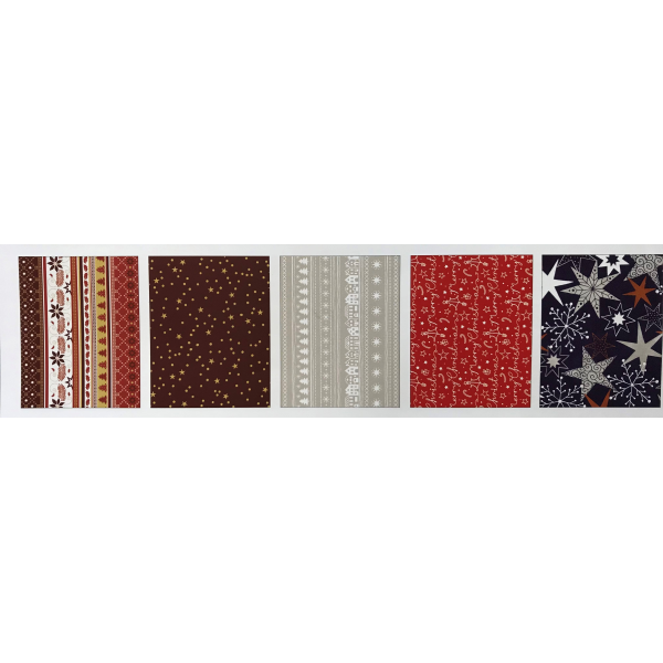 Sortiment Geschenkpapier Weihnachten UVP: € 89,70 - 30 Röllchen 70cm x 200cm á UVP 2,99