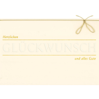 Allgemeine Wünsche Glückwunschkarte mit...