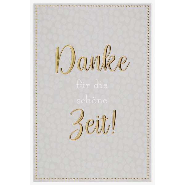 Abschied Grußkarte mit Umschlag  Abschied Danke für die schöne Zeit