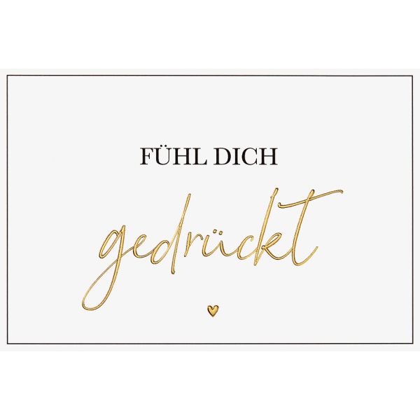 Allgemeine Wünsche - Unverpackt – plastikfreie Verpackung - Glückwunschkarte im Format 11,5 x 17 cm mit Briefumschlag