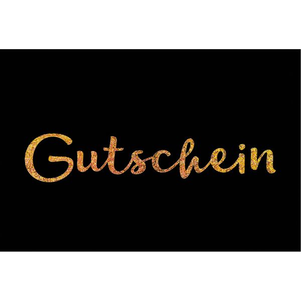 Gutschein Unverpackte Glückwunschkarte mit Umschlag  Gutschein